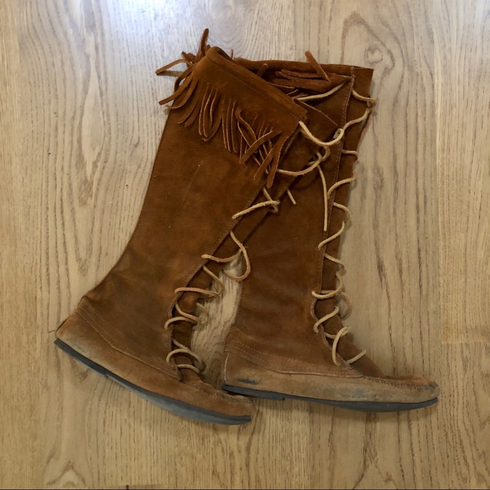 Leather Moccasins- 9